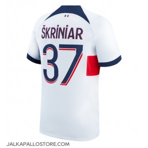 Paris Saint-Germain Milan Skriniar #37 Vieraspaita 2023-24 Lyhythihainen